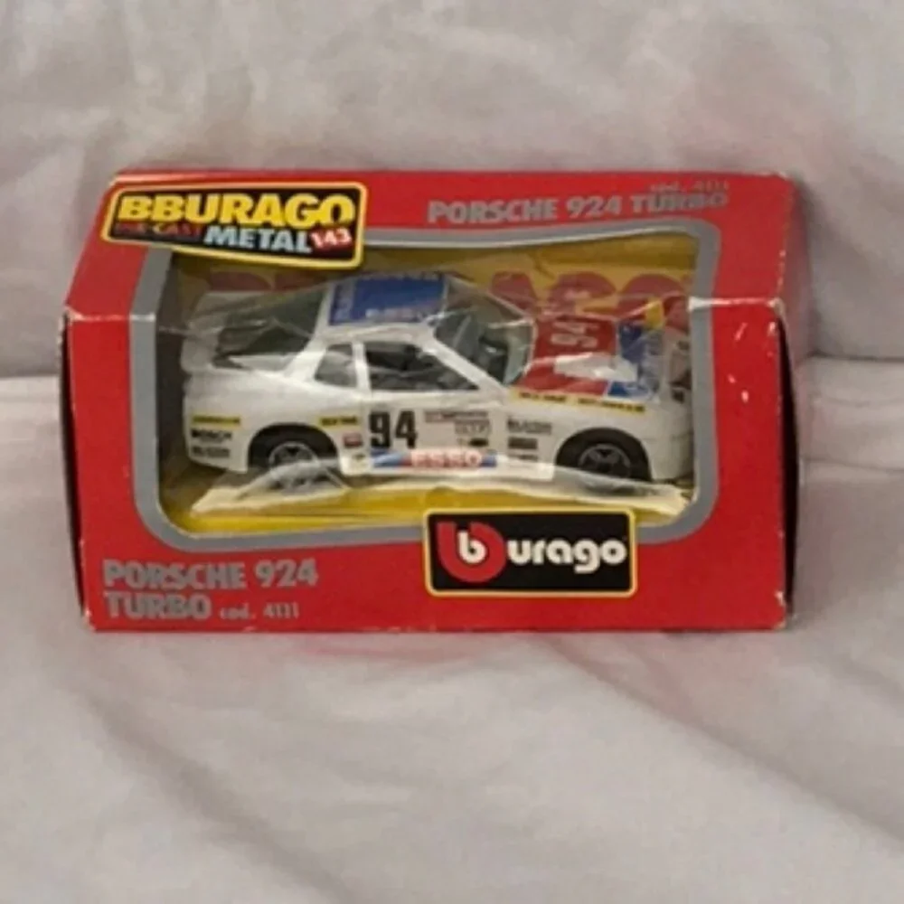 Bburago Porsche 924 Turbo 1:43 #94 ESSO Diecast With Box
